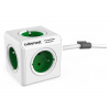 Predlžovací kábel Cubenest Powercube Extended, 5x zásuviek, 1,5 m, biela/zelená (6974699971269)
