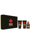 Dsquared2 Wood Pour Homme SET: Toaletná voda 50ml + Balzám po holení 50ml + Sprchovací gél 50ml pre mužov