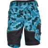 Cerva NEURUM CAMOUFLAGE Pracovné šortky petrolejová 56 0357000855056