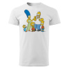 Pánské tričko Simpsons - Rodinka Velikost: XL