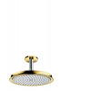 Hansgrohe Raindance Classic - Horná sprcha 240 Air 1jet s prívodom od stropu 100 mm, chróm/vzhľad zlata 27405090