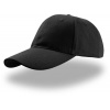 Atlantis | Liberty Six, 6 panelová šiltovka z ťažkej bavlny, čierna