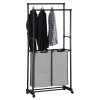 Stojan na oblečenie a kôš na bielizeň Autronic GD-176 BK