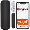 Senzor otvorenia dverí a okien Sone Tuya ZigBee 3.0, čierny, na batérie