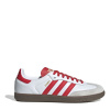 adidas Samba Club Shoes Mens White/Red/Gum 9 (43.3)