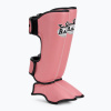 Chrániče holení a chodidiel RAJA BOXING Lightweight Shin Guards Genuine Leather pink