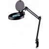 Kozmetická lampa - Inbright 9001led-127-5D-Black 12 v Czarny (X60 LED žiarovka s lupičom 127 mm 5D čierna kozmetika)