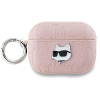 Karl Lagerfeld PU Embossed Choupette Head Puzdro na AirPods Pro 2 Pink KLAP2PGCHPP