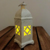 NOEL - Vianočný LED lampáš s čajovou sviečkou - Ornament, teplá biela, Vianočné osvetlenie