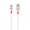 Nabíjací kábel, USB-A/USB-C, 1,2 m, SKROSS, biely