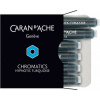 Náboje Caran d`Arche Chromatics tyrkysové, 6 kusů