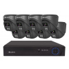 Securia Pro kamerový systém NVR8CHV8S-B DOME smart, čierny Nahrávanie: 1TB disk
