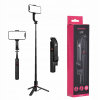 Selfie Stick (L12), Techsuit, Bluetooth, diaľkové ovládanie, 106 cm, ľahký