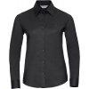 Russell | 932F, Blúzka Oxford s dl. rukávom, čierna, 3XL
