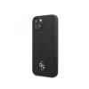 Guess 4G Silicone Metal Logo puzdro pre iPhone 13 mini čierne