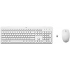 Set klávesnice a myši HP 230 Wireless Mouse Keyboard White - CZ (3L1F0AA#BCM)