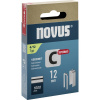Úzke zadné klipy C typ 4 12mm 1000 ks Novus Tools 042-0800 Rozmery (d x š) 12 mm x 6.1 mm; 042-0800