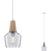 Paulmann Neordic Ylvie 79745 závesné svietidlo LED E27 20 W drevo, číra; 79745