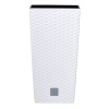 kvetináč 32,5cm RATO SQUARE DRTS325-S449 biely plastový PROSPERPLAST