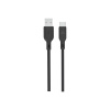 Dviced Vedený kábel USB - A na C silikón 1,25m - Čierny