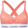 Calvin Klein LGHT LINED BRALETTE oranžová,biela,čierna Dámska podprsenka XS