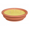 Sviečka proti hmyzu CITRONELLA žardinka 180g d14x4cm
