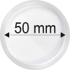 Plastové kapsule na mince o priemere 50 mm - 10 ks