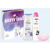 Dove darčeková sada pre ženy AntiStress (sprchový gél + antiperspirant 150ml + tuhé mydlo 90g) 225ml