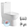 Aqualine JALTA RIMLESS WC-kombi komplet+sedátko SC+pripojenie odpadu+roh.ventil SPH PB103-s