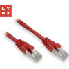 LYNX CS LYNX FTP patch kabel Cat5e PVC, CCA, 10m, červený