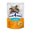 CLUB 4 PAWS Premium s morčacím mäsom v omáčke pre dospelé sterilizované mačky 80 g