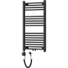 Mexen Mars, elektrické vykurovacie teleso 900 x 500 mm, 400 W, čierna, W110-0900-500-6400-70