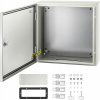 VEVOR Elektrické puzdro 50 x 50 x 15 CM zo šedo-bielej uhlíkovej ocele