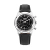 Vulcain Chronograph 70's - čierna / strieborná - Black Plain + 5 rokov záruka a darček ZADARMO