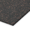 Čierno-červená podlahová guma (doska) FLOMA FitFlo SF1050 - dĺžka 200 cm, šírka 100 cm, výška 0,8 cm