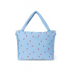 STUDIO NOOS - Puffy DIAPER BAG - přebalovací taška | Light Blue Hearts