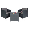 TOOMAX DIANA 2 SEATER zahradní plastový set - grafit