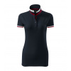 MALFINI PREMIUM COLLAR UP 257 / Dámska polokošeľa - tmavo modrá XL