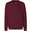 NEUTRAL O 73501 / Unisex mikina z bio bavlny - bordeaux L