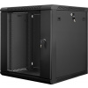Lanberg wall-mounted rack 19 demounted flat pack 12U/600x600mm black WF01-6612-10B