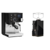 Rancilio Silvia BC PID, black + Eureka Mignon Turbo, BL black