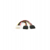 Napájací kábel GEMBIRD SATA 15 cm interný (molex 5,25