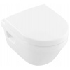 Villeroy & Boch Architectura Závesné WC Compact, so sedadlom SoftClosing, DirectFlush, CeramicPlus, alpská biela 4687HRR1