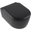 Villeroy & Boch Skyla Combi-Pack - SET závesné WC TwistFlush[e³] + sedátko SoftClosing, Pure Black 5656CLR7