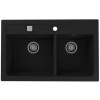 Alveus Atrox granitový drez 79x50 cm čierna 1132002