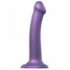 Strap on me Metallic Shine M skin friendly dildo medium, purple