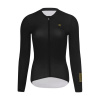 RIVANELLE BY HOLOKOLO Cyklistický dres s dlhým rukávom letný - VICTORIOUS GOLD ELITE LADY - čierna