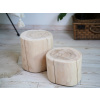 2ks Set Dřevěné Přírodní Špalky Jasan 20 + 30cm