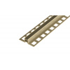 DL6 dilatačná lišta široká základňa ACARA, PVC bahama, 15 mm, 2,5 m