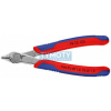 KNIPEX 78 13 125 Electronic Super Knips® Kliešte s dr.svorkou, viacsl.návl., leštené, 125 mm